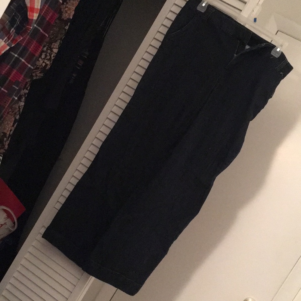 Wide leg jeans